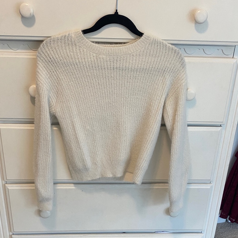 Art Class Cream Knit Sweater
